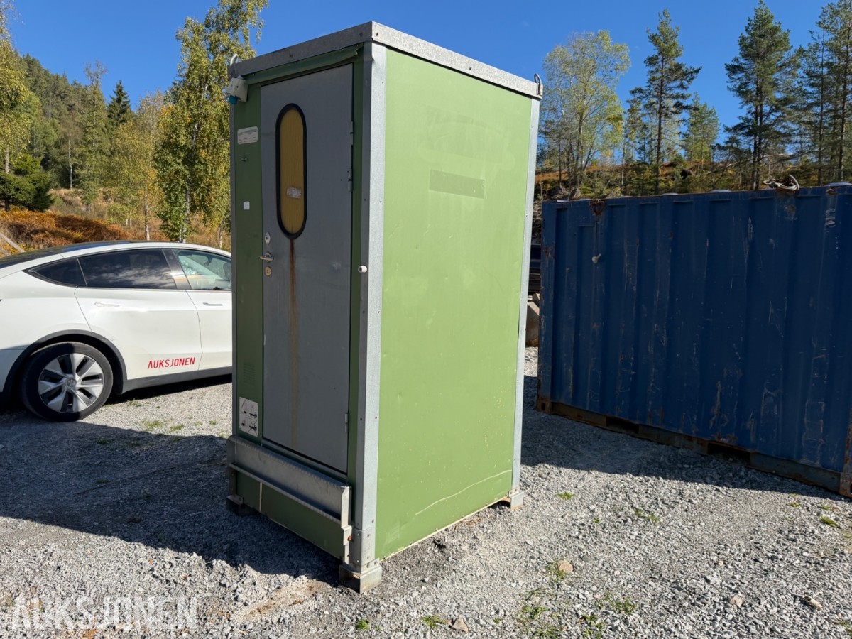 Danfo toalettkabinett med toalett og håndvask