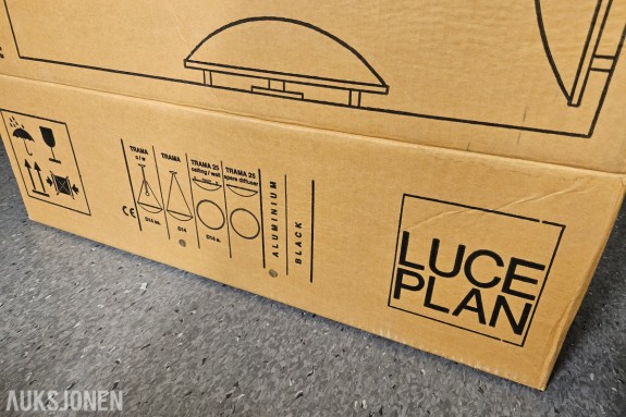 Luceplan Trama lampe - modell D14 - rund hvit diffusor