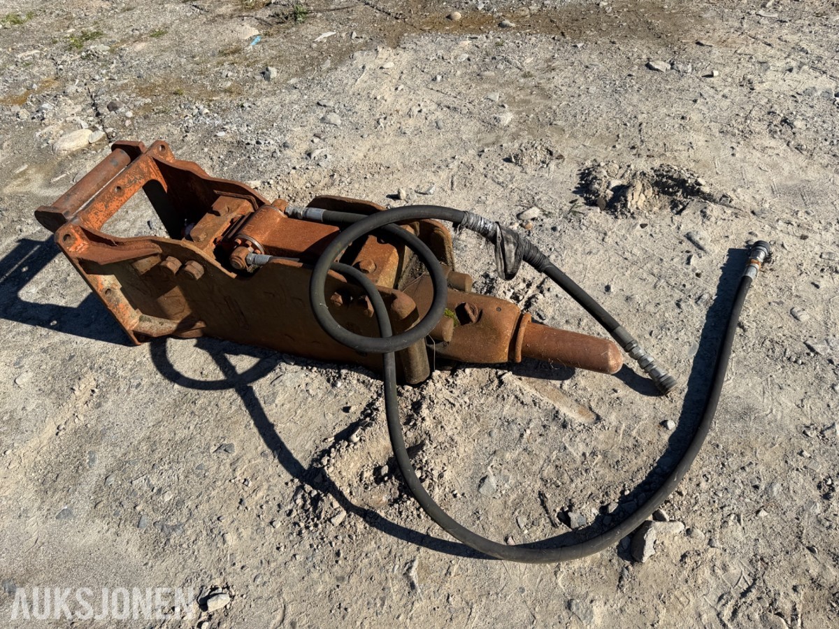 Hydraulisk pigghammer til gravemaskin s60 feste
