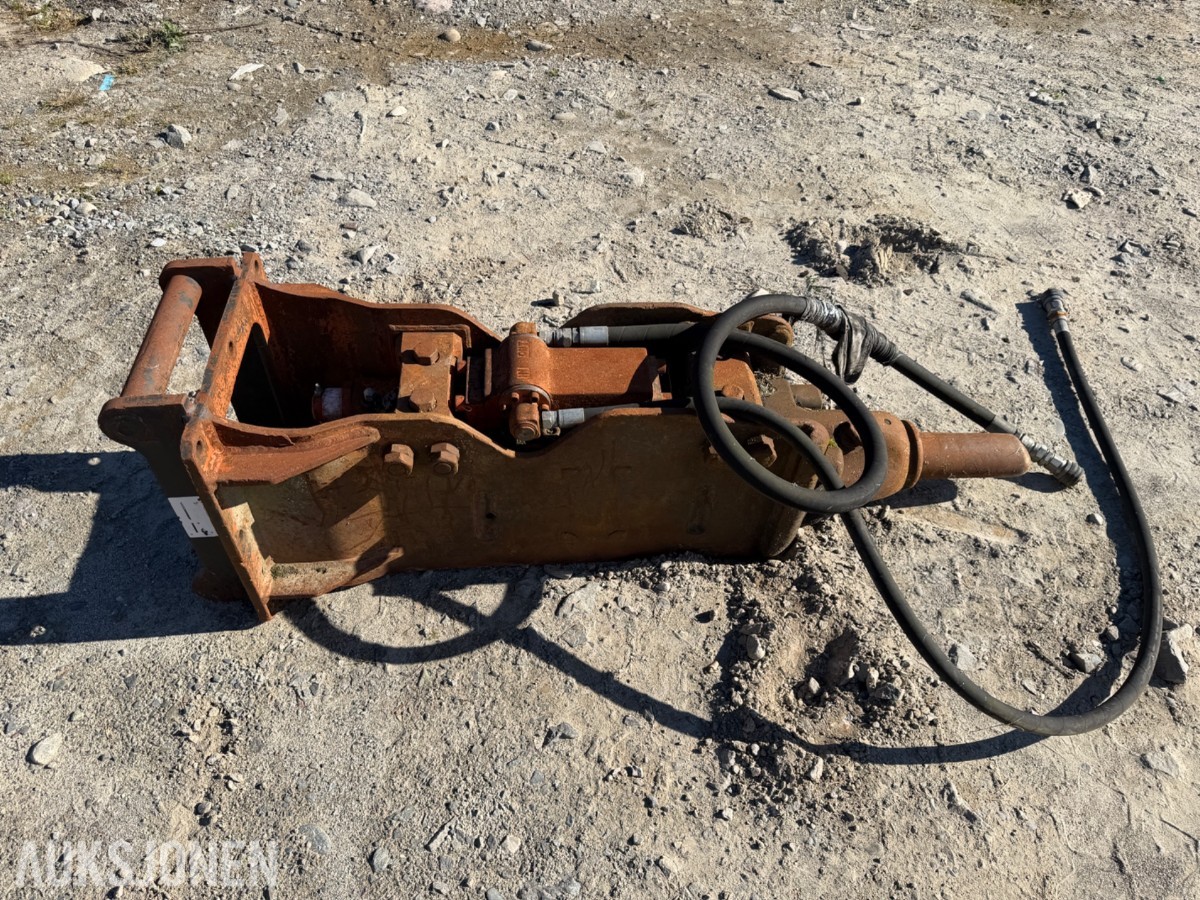 Hydraulisk pigghammer til gravemaskin s60 feste