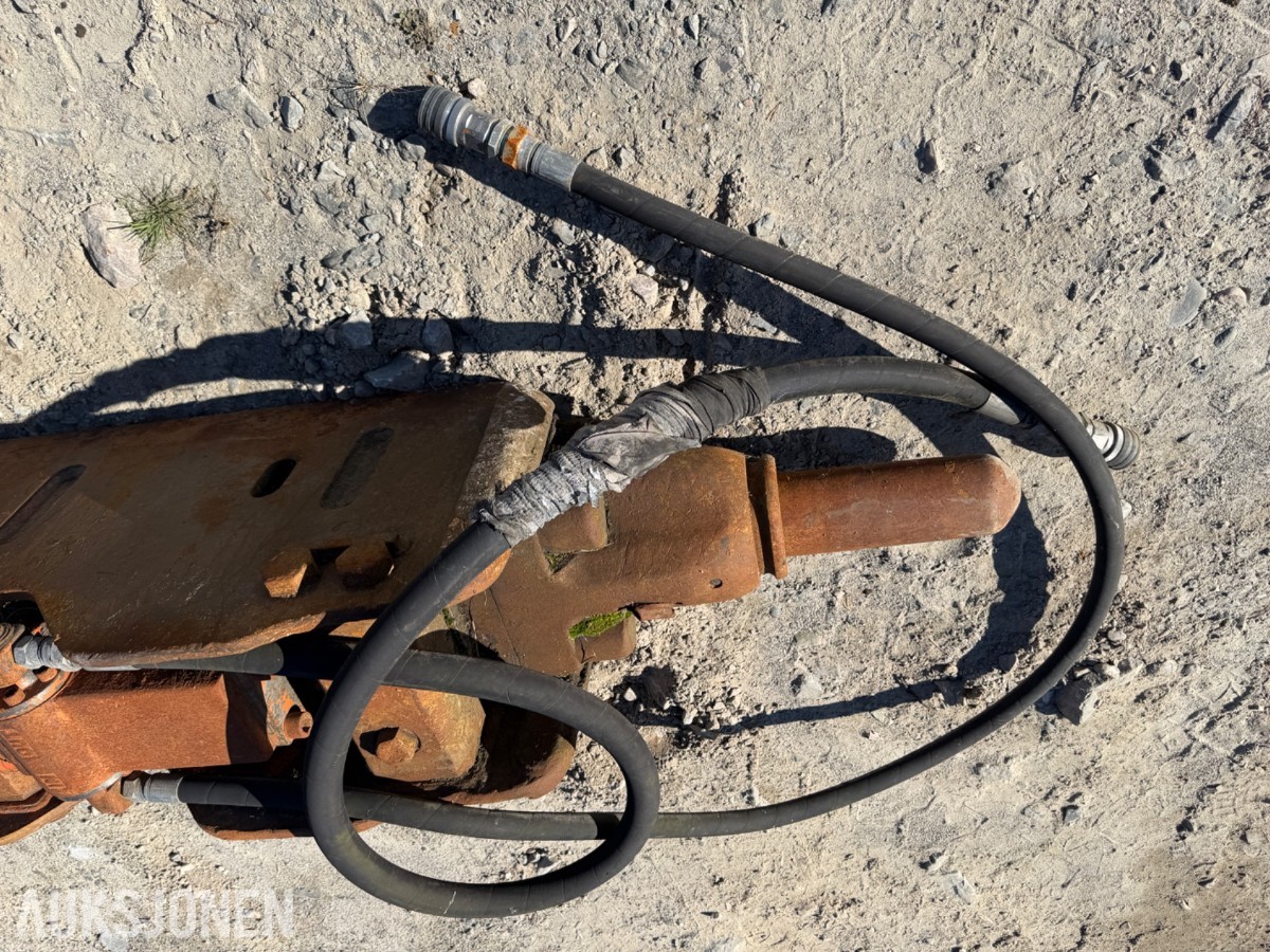 Hydraulisk pigghammer til gravemaskin s60 feste