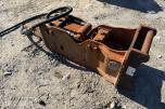 Hydraulisk pigghammer til gravemaskin s60 feste