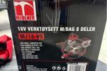Mjølner 18v - verktøysett med bag 8 deler