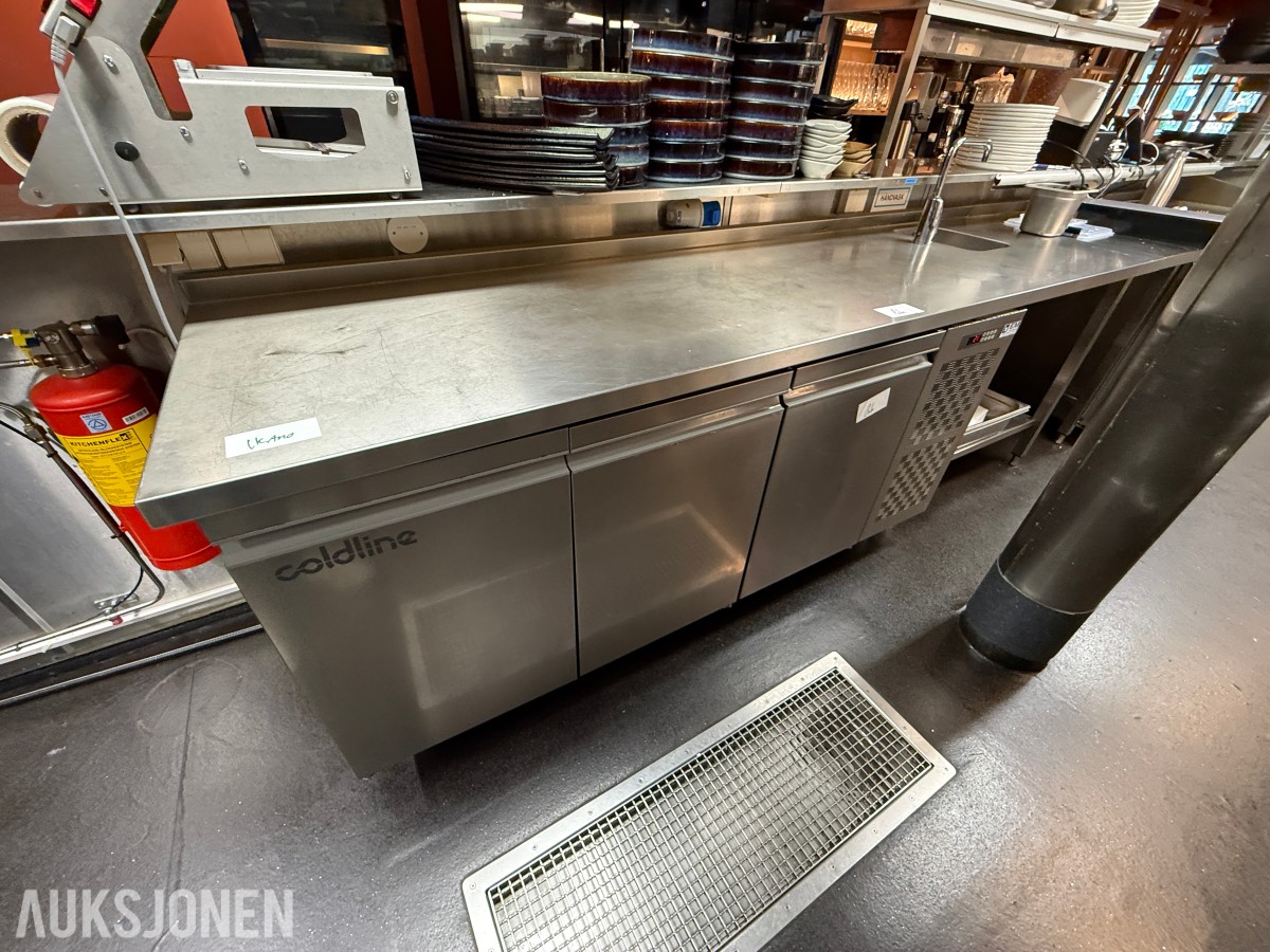 Coldline kjølebenk / kjølebord – TA17/1ME-710 – rustfritt stål