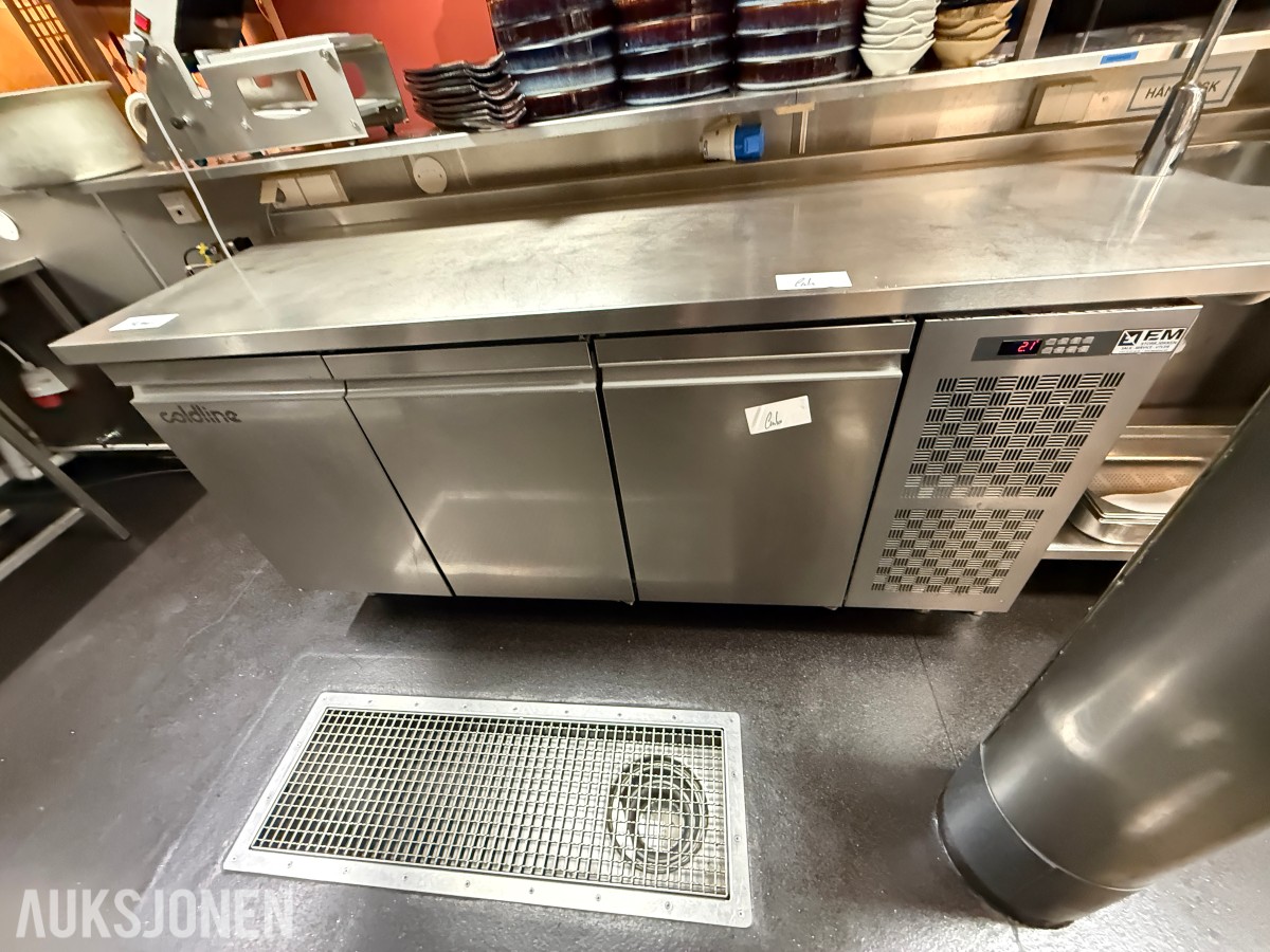 Coldline kjølebenk / kjølebord – TA17/1ME-710 – rustfritt stål