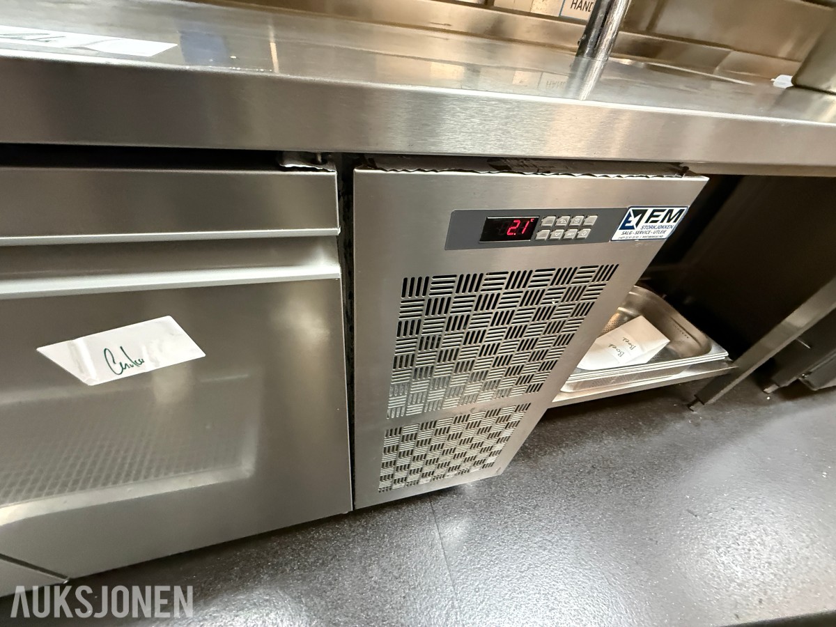 Coldline kjølebenk / kjølebord – TA17/1ME-710 – rustfritt stål