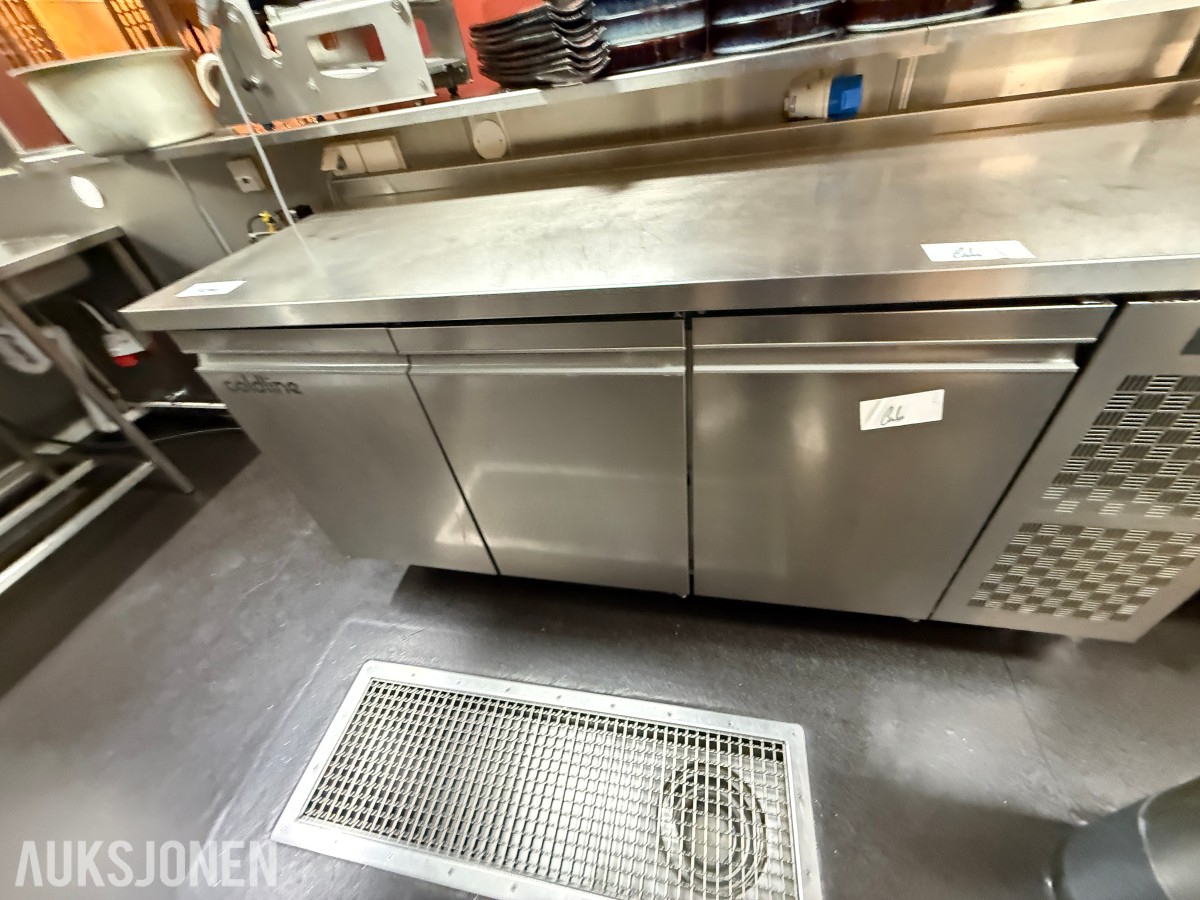 Coldline kjølebenk / kjølebord – TA17/1ME-710 – rustfritt stål
