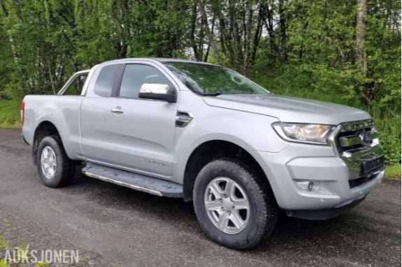 2017 Ford Ranger 3,2 TDCi 200hk 4x4 4d Automat, Cruisekontroll, Hengerfeste