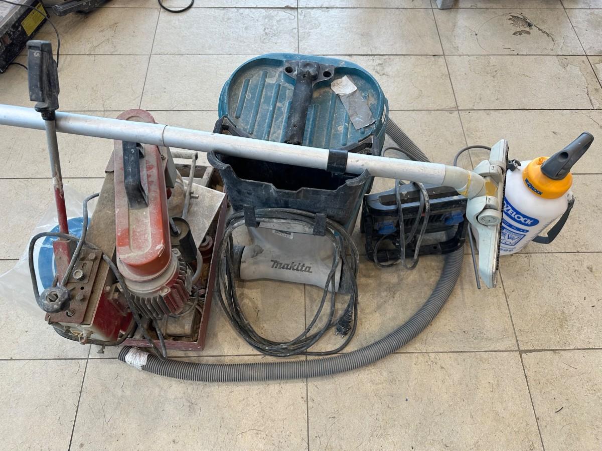 Raimondi Bucaniere fliskutter/flissag med Makita avsug og tilbehør