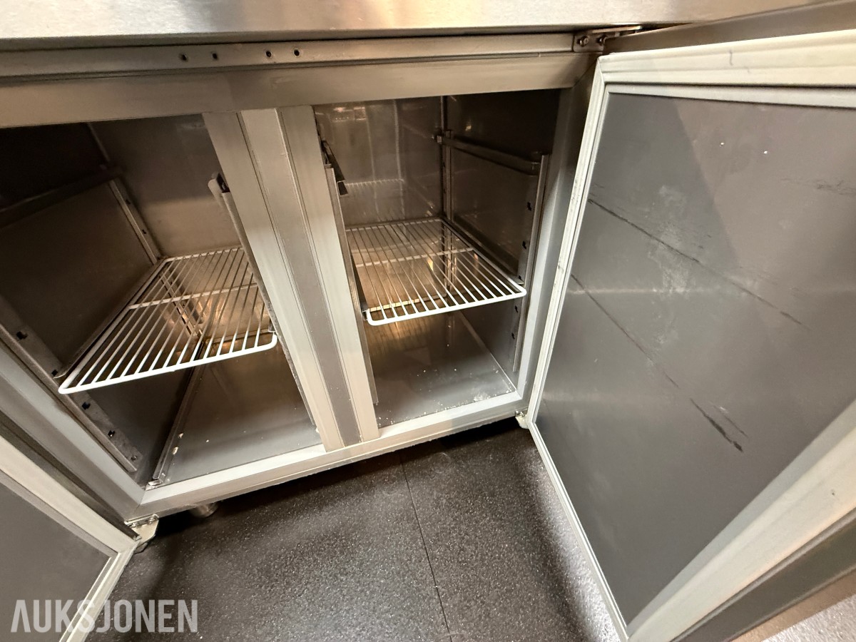 Coldline TA13/1B-760 frysebenk – 2 dører – rustfritt stål