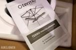 Stort parti parasoller med stativer, parasollføtter og Termo parasollvarmere