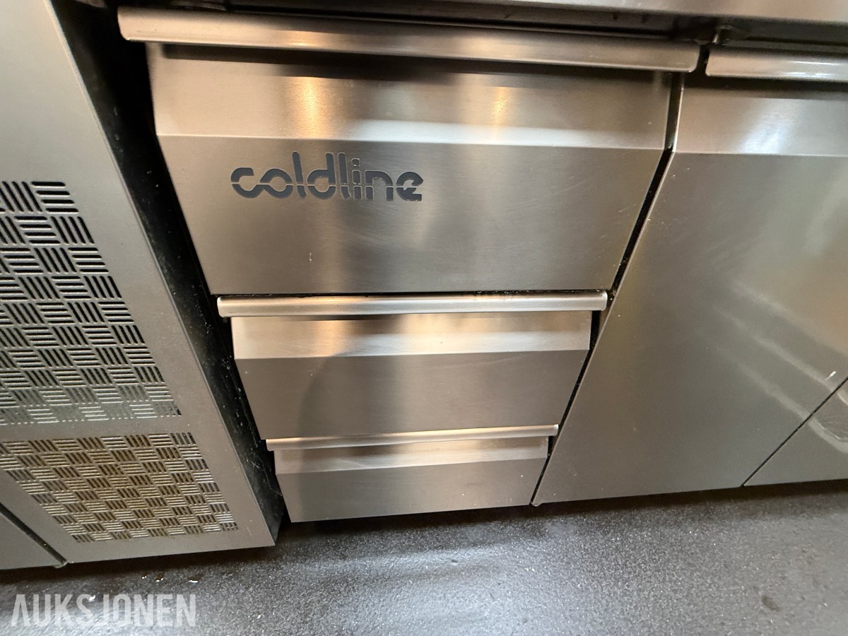 Coldline TA13/1B-760 profesjonell frysebenk – 2 dører