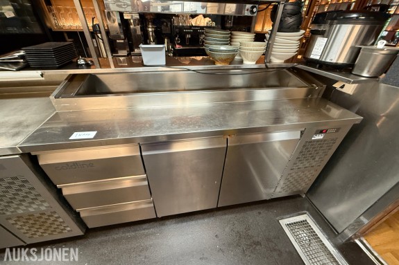 Coldline TA13/1B-760 profesjonell frysebenk – 2 dører