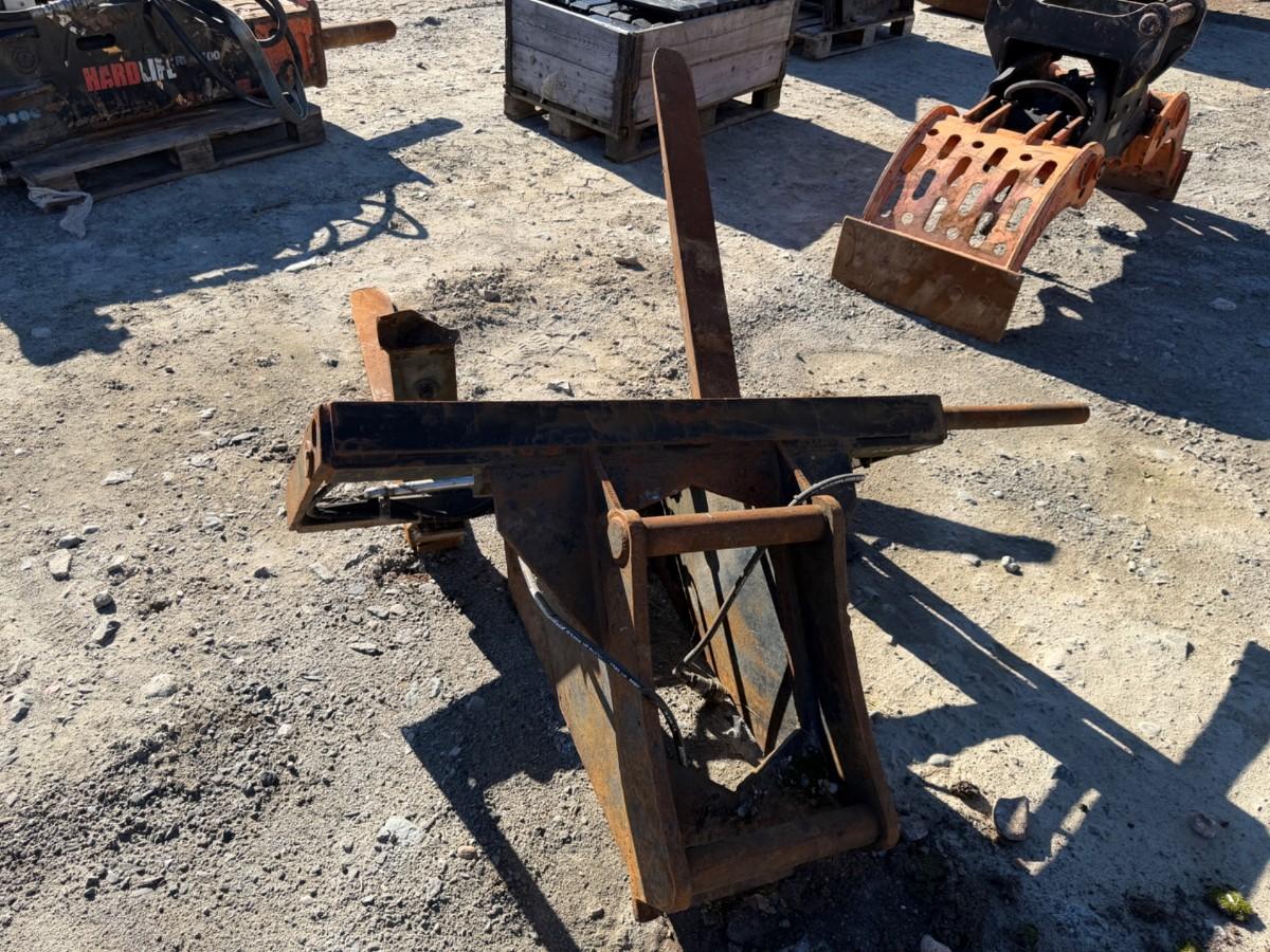 Hydrauliske pallegafler til gravemaskin S60 feste