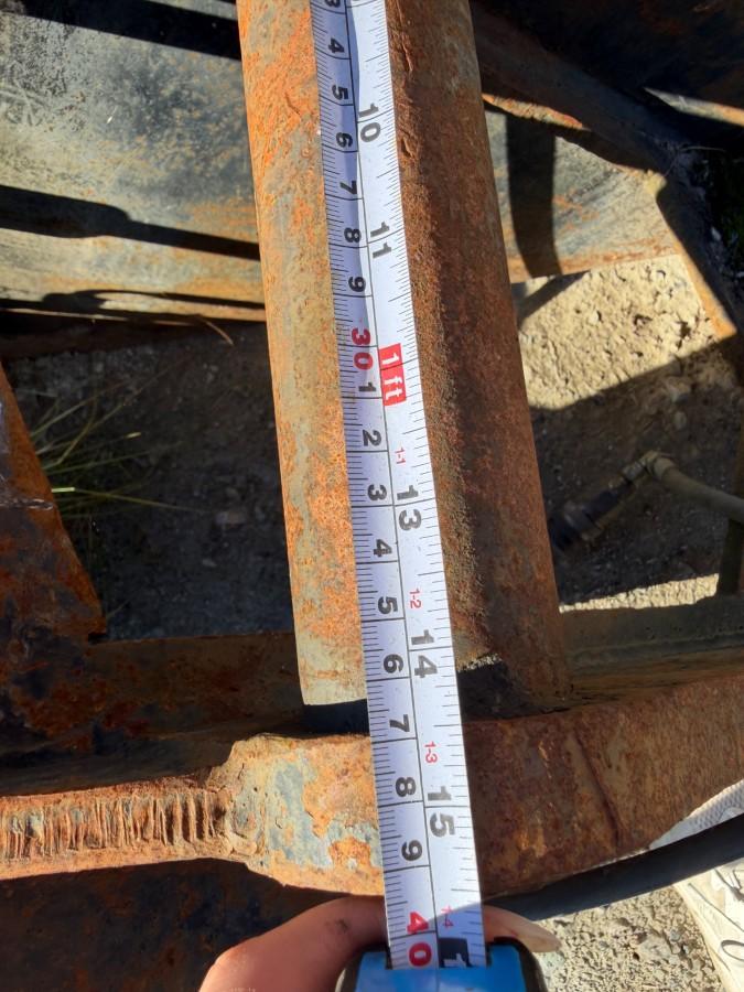 Hydrauliske pallegafler til gravemaskin S60 feste