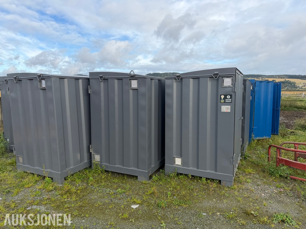 2024 Parti med 12 stk miljøcontainere
