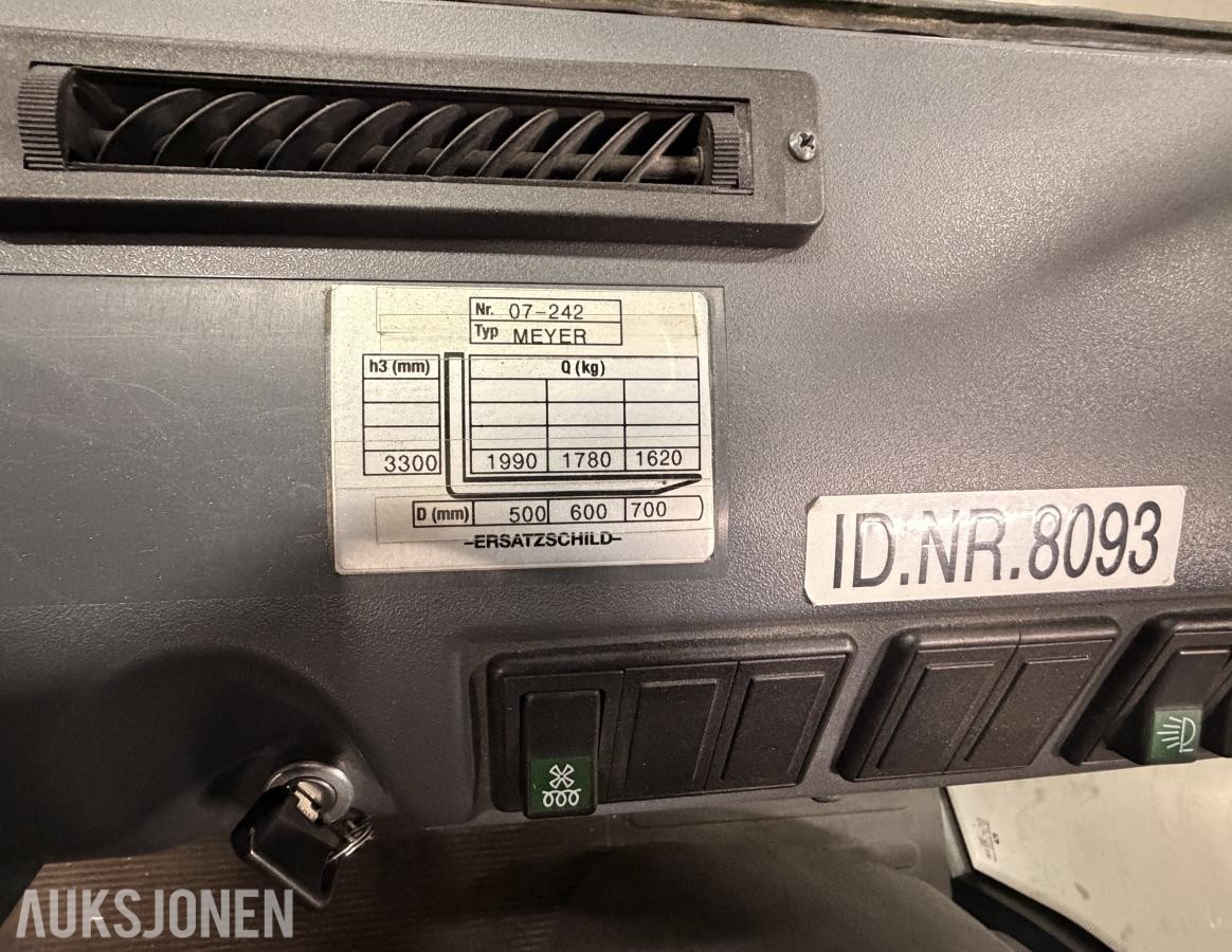 2007 Jungheinrich DFG320 - Kun 1205 timer