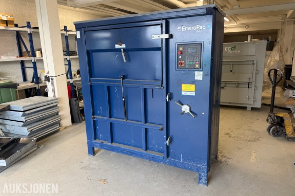 EnviroPac E-03 vertikal ballepresse / avfallspresse