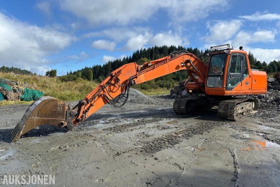 2002 Daewoo Solar 130LC-V - 13.9T - gravemaskin - Sertifisert - Klepp Mek hurtigfeste - Gjerstad Graveskuffe