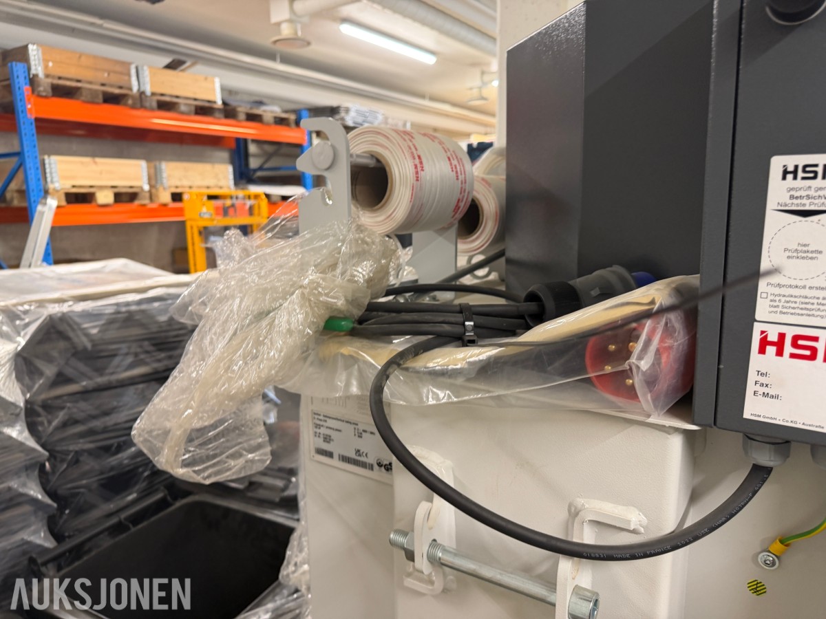 HSM V-Press 610 vertikal ballepresse – 120 kN