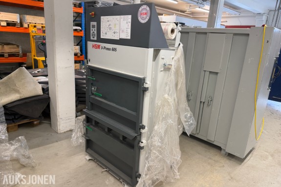 HSM V-Press 605 vertikal ballepresse – 57 kN