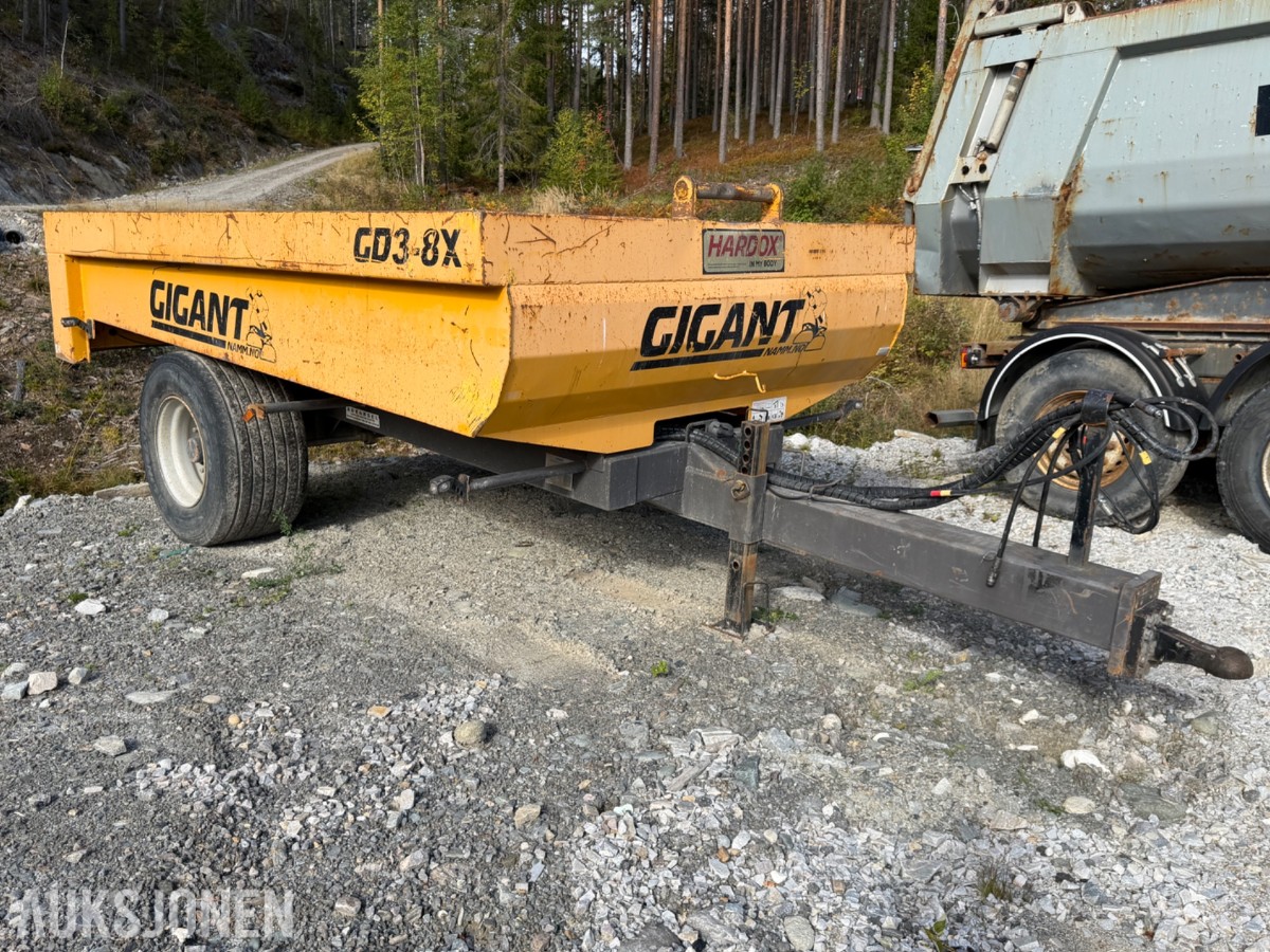 GIGANT GD3-8X henger til hjulgraver