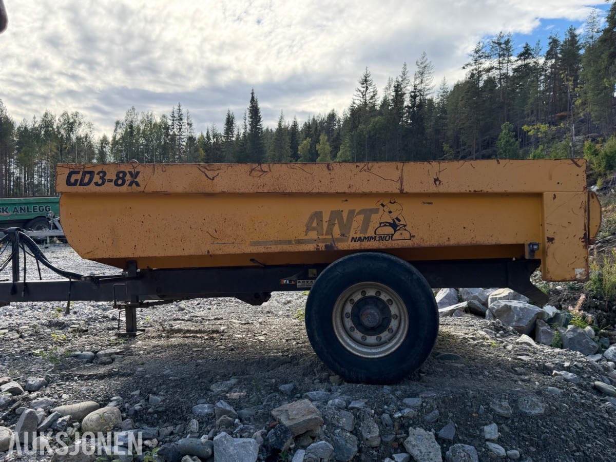 GIGANT GD3-8X henger til hjulgraver