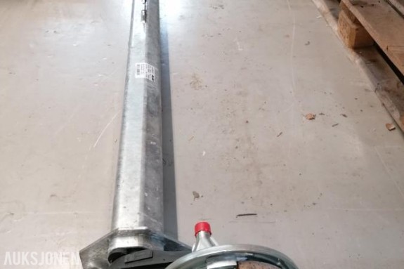 Helt ny 1500 kg Al-Ko aksling uten bremsetrommler 