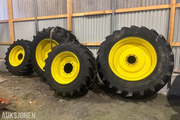 2025 Alliance Agriflex VF hjulsett til John Deere 6630 – 4 stk. med felg
