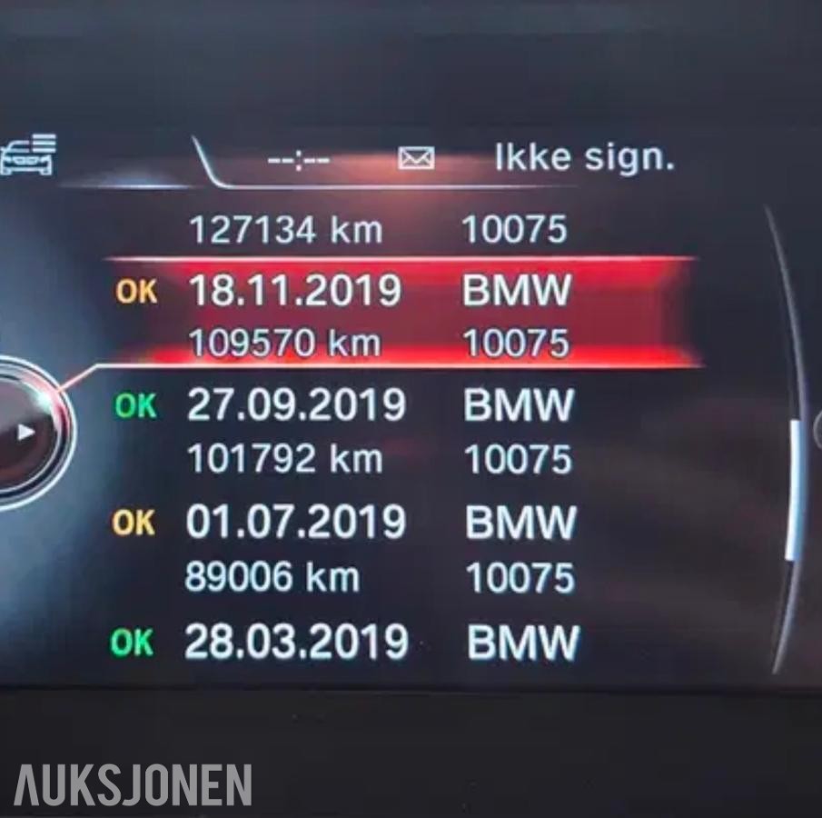 2017 BMW 525D XDRIVE 218HK AUTOMAT ADAPTIV CRUISEKONTROLL, RYGGEKAMERA