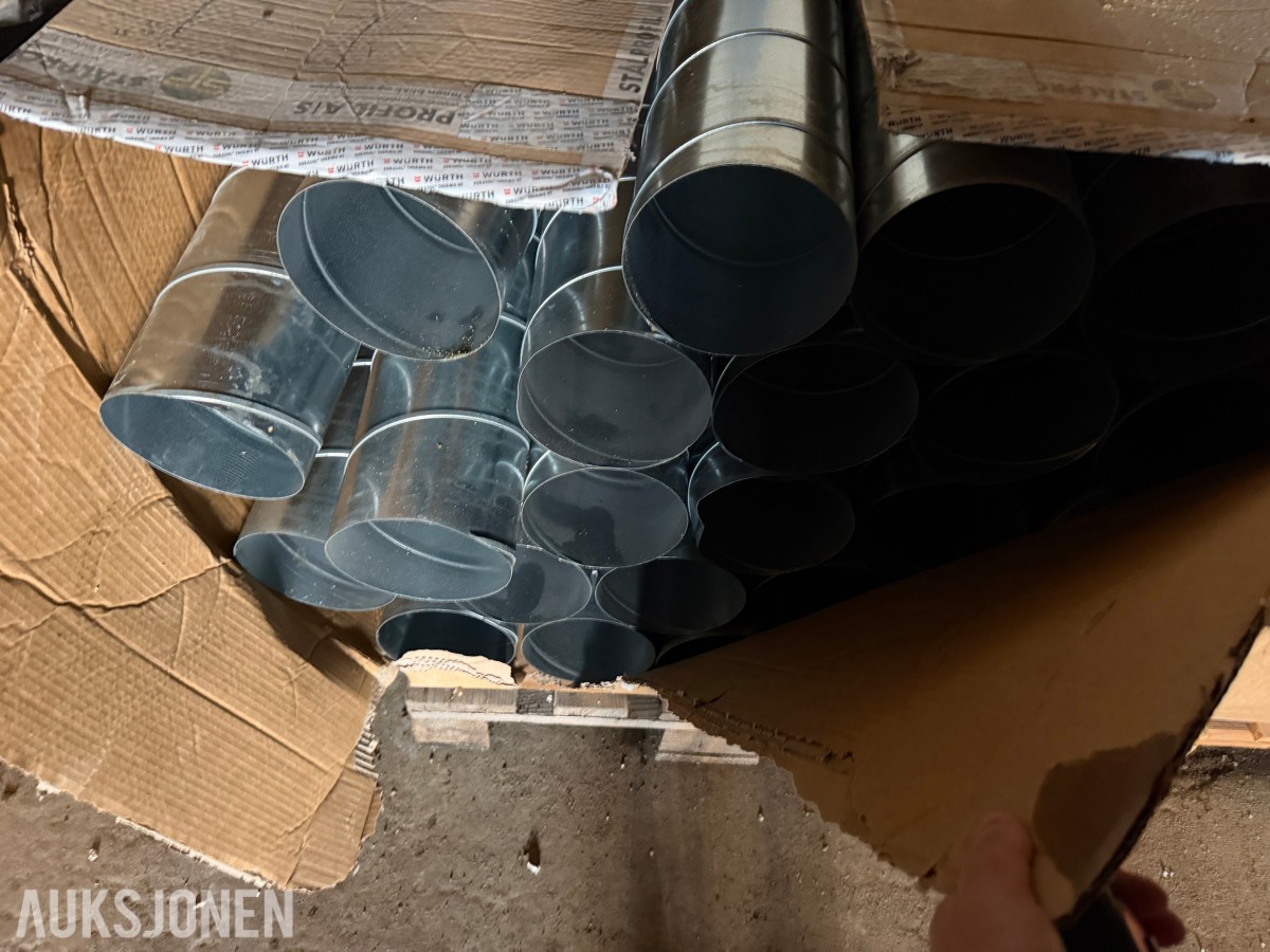 Flexit 3 paller med mye ventilasjonsdeler - nytt/overskudd fra prosjekt