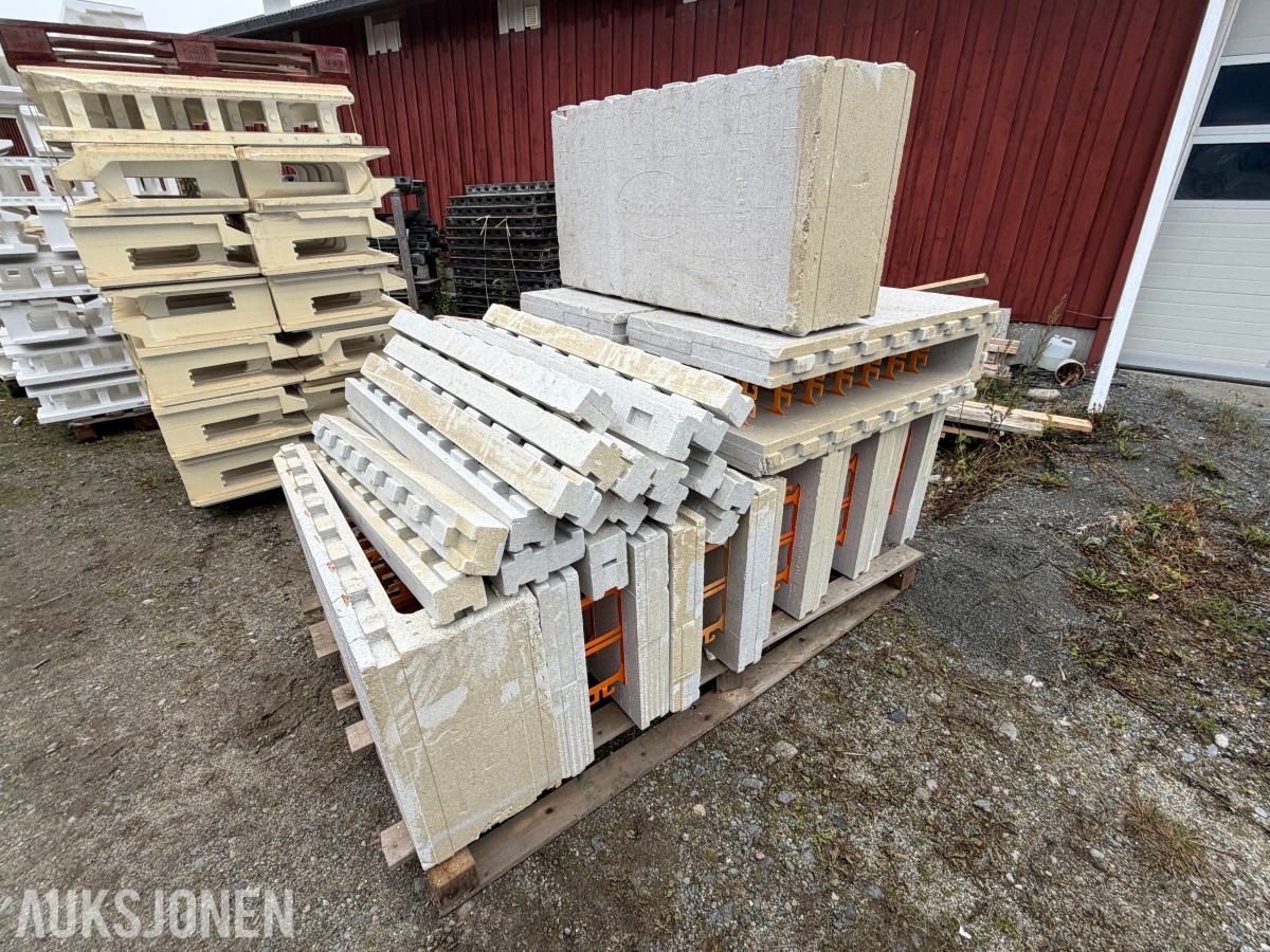 Sundolitt/Vartdal Ringmurselementer og veggforskalingselementer - stort parti