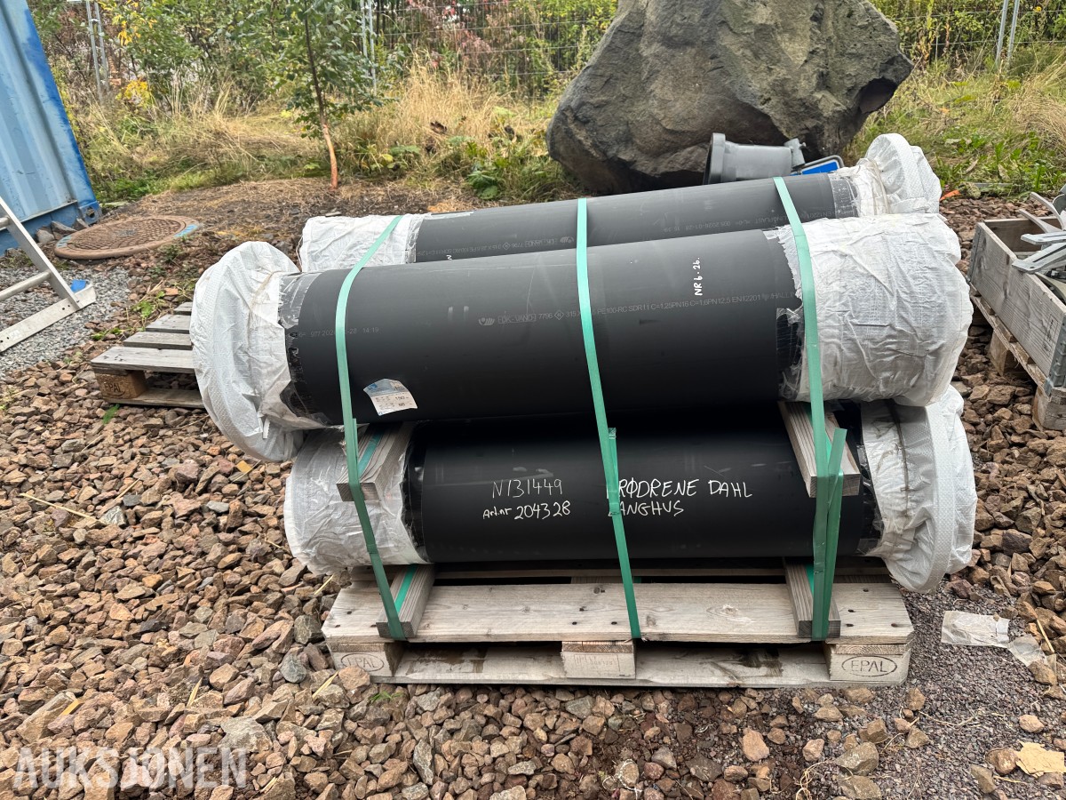 6 Stk PE-rør Ø315mm PE100-RC SDR11,