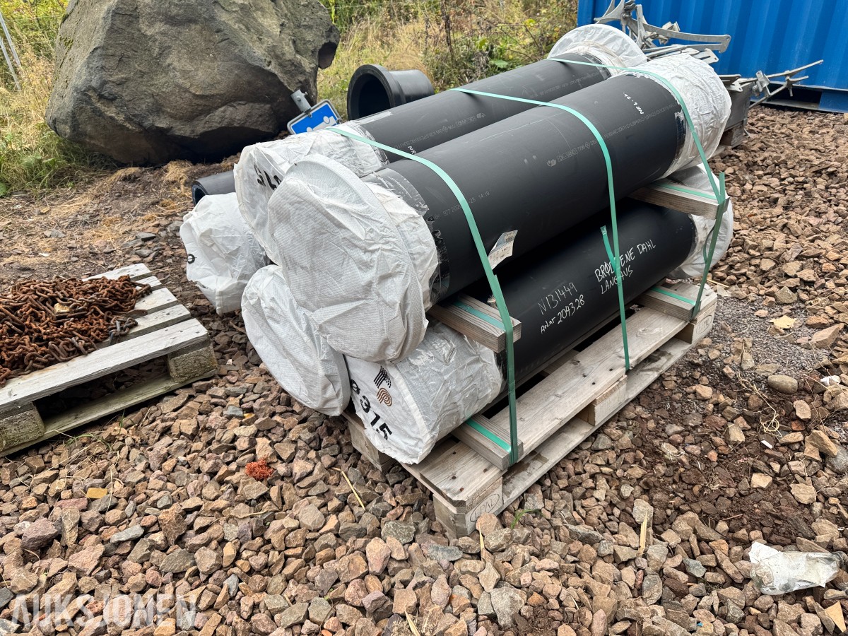 6 Stk PE-rør Ø315mm PE100-RC SDR11,