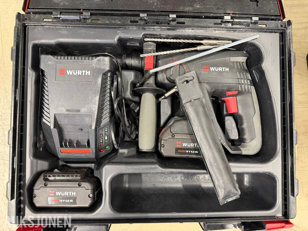Verktøypakke WÜRTH, Hilti, Ryobi, DeWALT, Bosch, Makita ++