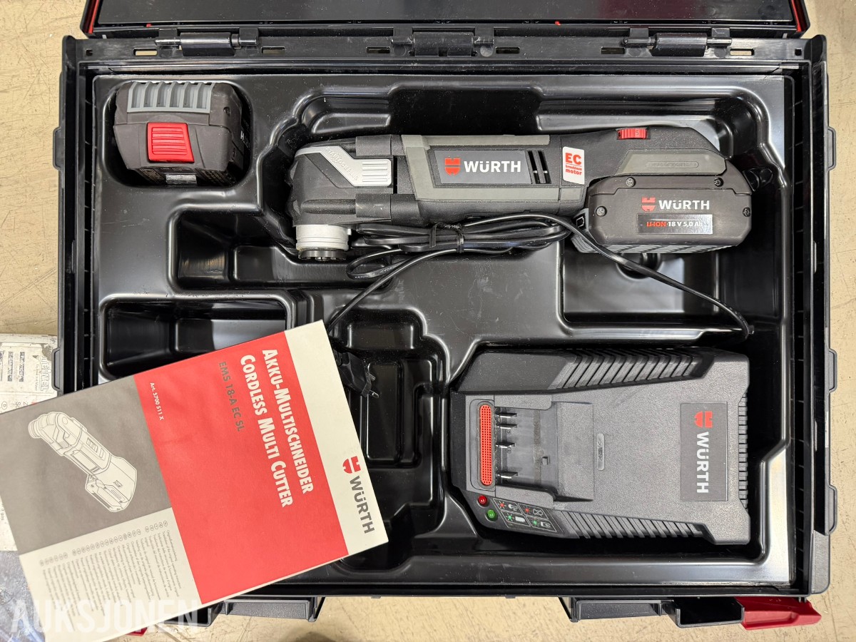 Verktøypakke WÜRTH, Hilti, Ryobi, DeWALT, Bosch, Makita ++