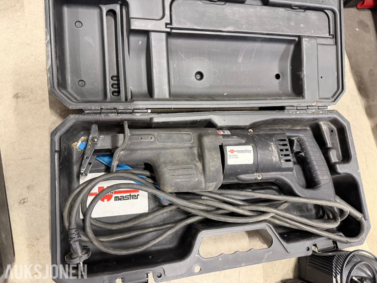 Verktøypakke WÜRTH, Hilti, Ryobi, DeWALT, Bosch, Makita ++