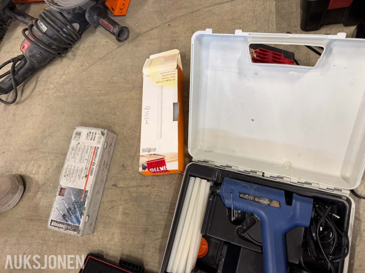 Verktøypakke WÜRTH, Hilti, Ryobi, DeWALT, Bosch, Makita ++