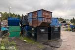 Parti med 18 stk. avfallscontainere 5–10 m³ – åpne og lukkede