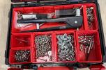 Festemateriell og sortiment i kofferter