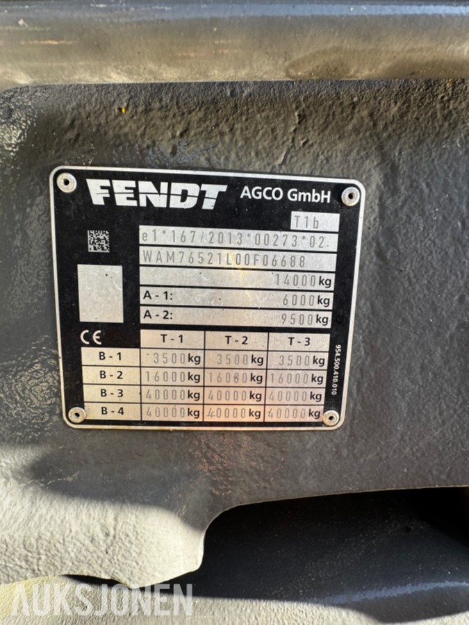 2023 Fendt 724 Vario Profi+ Gen 6 - Spakstyring - Isobus - 50 km/t - Gått 1305 timer - Front PTO og hydraulikkuttak - EU godkjent til juni 2027