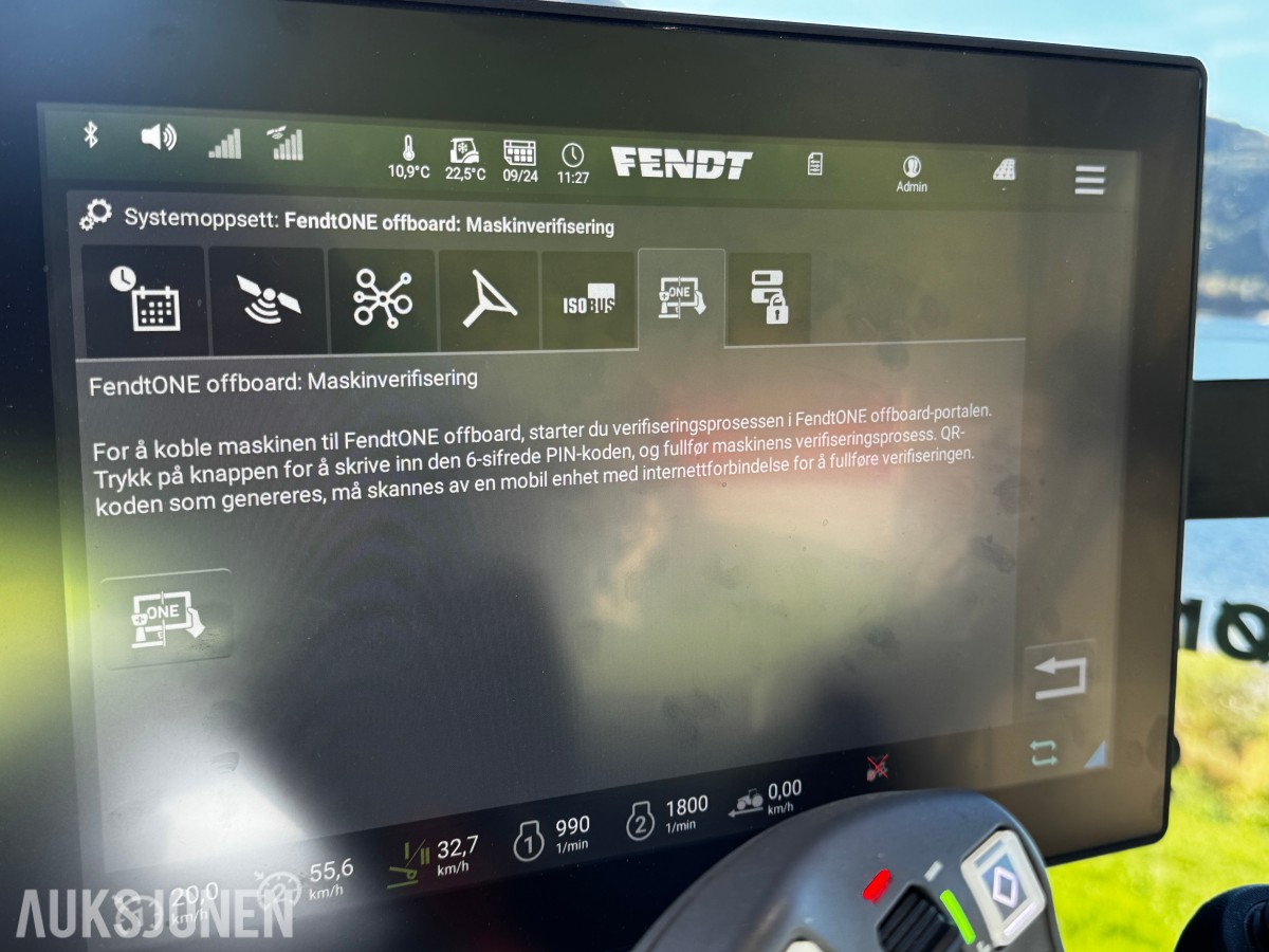 2023 Fendt 724 Vario Profi+ Gen 6 - Spakstyring - Isobus - 50 km/t - Gått 1305 timer - Front PTO og hydraulikkuttak - EU godkjent til juni 2027