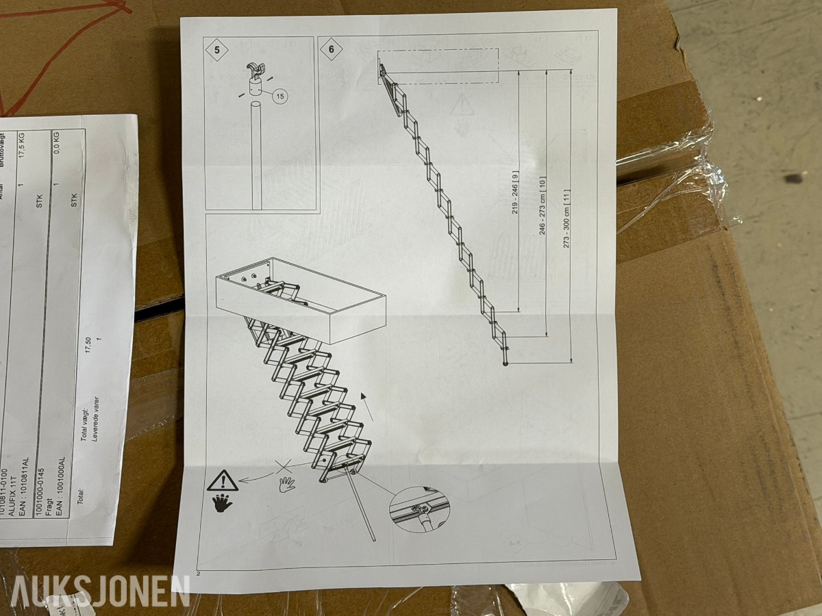 Dolle Saksestige i aluminium