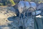 Dieseltank ca 800 liter på stativ 