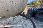Dieseltank ca 800 liter på stativ 