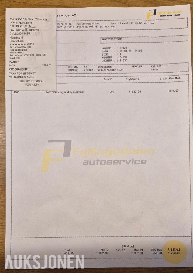 2011 VOLKSWAGEN TRANSPORTER 2.0 TDI 179HK 4MOTION AUTOMAT, HENGERFESTE