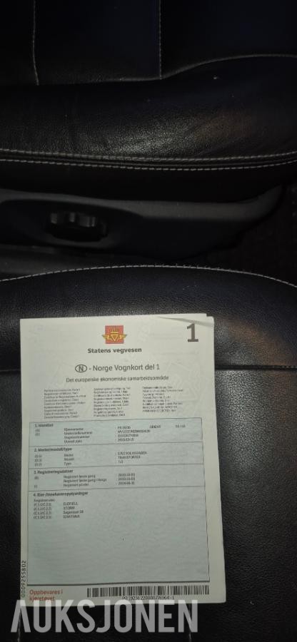 2011 VOLKSWAGEN TRANSPORTER 2.0 TDI 179HK 4MOTION AUTOMAT, HENGERFESTE