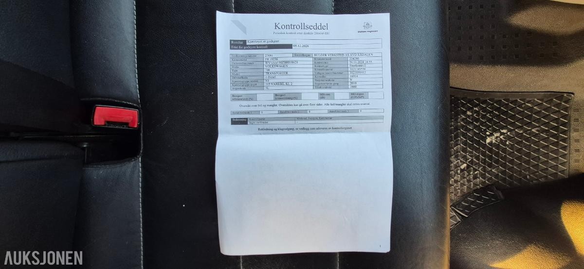 2011 VOLKSWAGEN TRANSPORTER 2.0 TDI 179HK 4MOTION AUTOMAT, HENGERFESTE