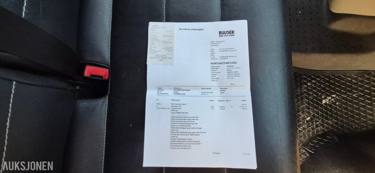 2011 VOLKSWAGEN TRANSPORTER 2.0 TDI 179HK 4MOTION AUTOMAT, HENGERFESTE