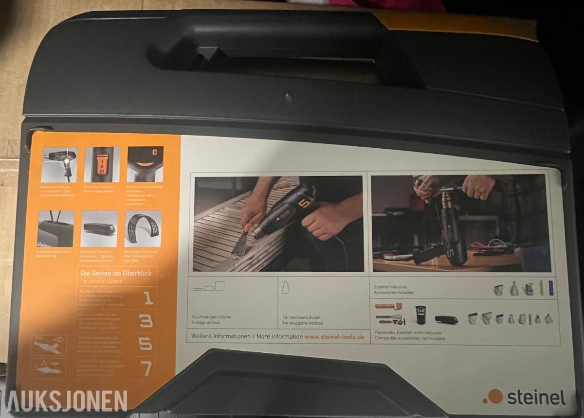 2026 Steinel HeatMatic 2120 E varmluftspistol *Ingen minstepris*
